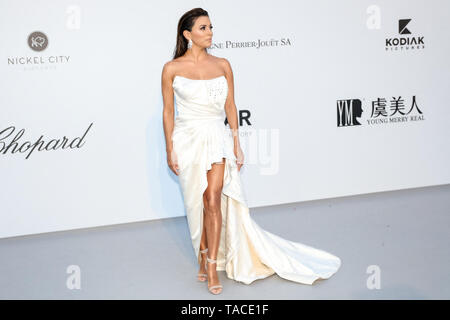 Cannes. 23 Mai, 2019. Eva Longoria kommt zur AmfAR Ereignis während des Cannes Film Festival 2019 am 23. Mai 2019 im Eden Roc in Antibes, Frankreich. (Credit: Lyvans Boolaky/Image Space/Medien Punch)/Alamy leben Nachrichten Stockfoto