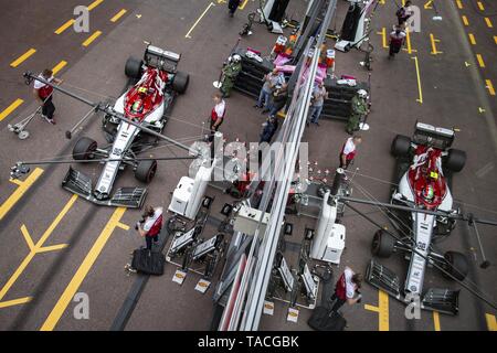 Motorsport: FIA Formel Eins-Weltmeisterschaft 2019, Grand Prix von Monaco, #99 Antonio Giovinazzi (ITA, Alfa Romeo Racing), Stockfoto