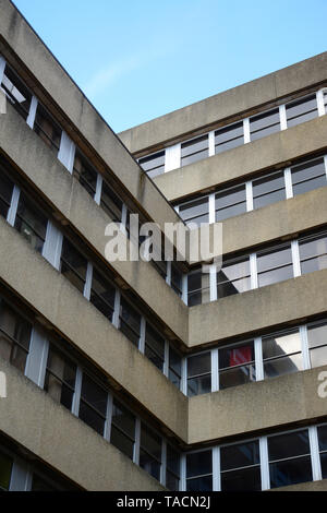 Belgrave House, Northampton. Ein Beispiel aus den 60er/70er Jahre brutalist Architecture. Stockfoto