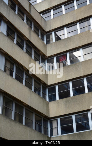 Belgrave House, Northampton. Ein Beispiel aus den 60er/70er Jahre brutalist Architecture. Stockfoto