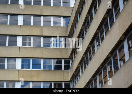 Belgrave House, Northampton. Ein Beispiel aus den 60er/70er Jahre brutalist Architecture. Stockfoto