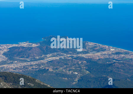 Zwei Küstenorten von Antalya, Kemer, Camyuva Stockfoto