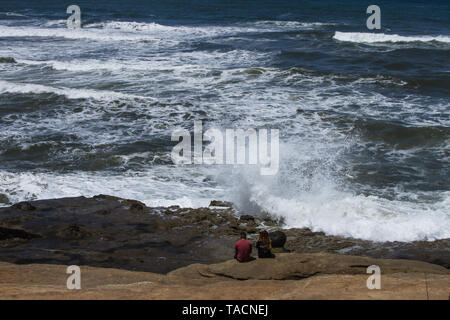 Ich schießen diese Bilder in San Diego Ca auf einer Feder am Nachmittag einen der beliebtesten Strände in Südkalifornien sein ein Ort sehen müssen. Stockfoto