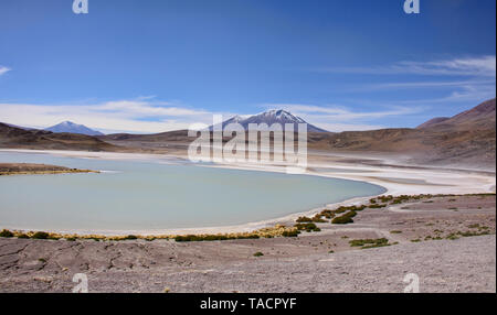 Schönen Laguna Verde, Salar de Uyuni, Bolivien Stockfoto