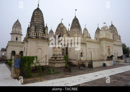 Parshvanath und Adinath Jain Tempel Komplex, Khajuraho, Madhya Pradesh, Indien, Asien Stockfoto