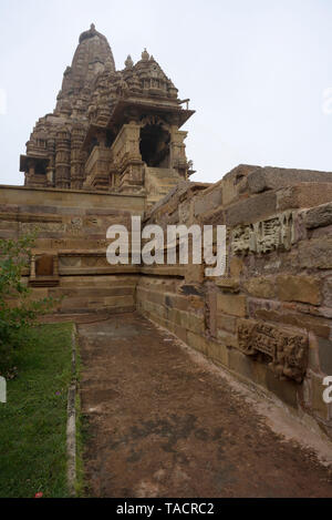 Kandariya Mahadeva, Khajuraho, Madhya Pradesh, Indien, Asien Stockfoto