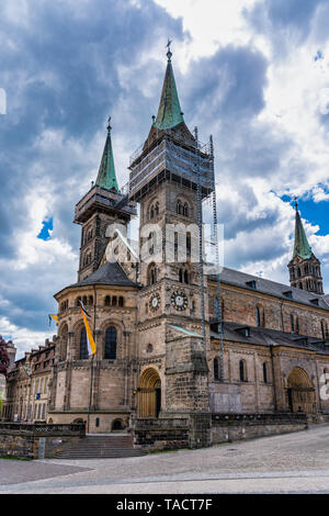 Der Bamberger Dom in Oberfranken, Bayern, Deutschland Stockfoto