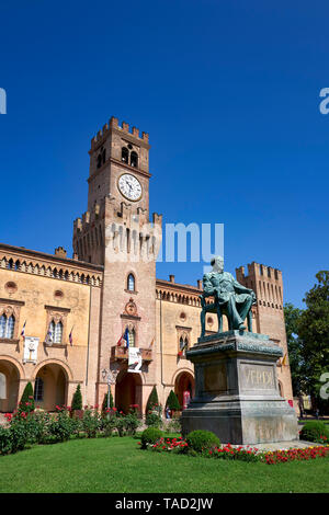 Modena Parma Italien. Das Teatro Giuseppe Verdi in Rocca Pallavicino Stockfoto