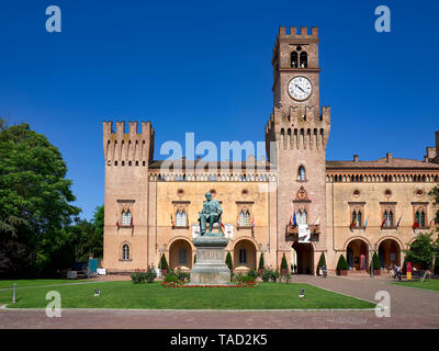 Modena Parma Italien. Das Teatro Giuseppe Verdi in Rocca Pallavicino Stockfoto