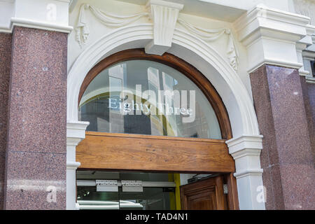 London, Großbritannien. 21 Mai, 2019. Das Büro des Brexit Partei als Electoral Comission besuchen Sie eine Überprüfung ihrer Spenden Systeme durchzuführen. Stockfoto