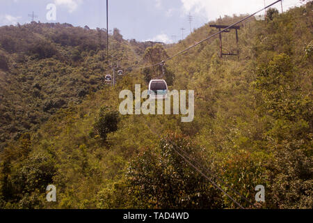 Caracas, Venezuela, Seilbahn der Seilbahn in der Station. Avila Berg. Freitag, 8. August 2008 Stockfoto