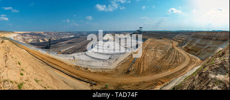 Deutschland, Juechen, Garzweiler II, Garzweiler Oberfläche mine Stockfoto