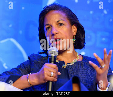 Botschafterin Susan Rice, ehemaliger US-Sicherheitsberater und US-Botschafter bei den Vereinten Nationen, in einer Rede vor dem Zentrum für amerikanischen Fortschritt CAP 2019 Ideen Konferenz. Stockfoto