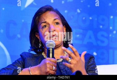 Botschafterin Susan Rice, ehemaliger US-Sicherheitsberater und US-Botschafter bei den Vereinten Nationen, in einer Rede vor dem Zentrum für amerikanischen Fortschritt CAP 2019 Ideen Konferenz. Stockfoto