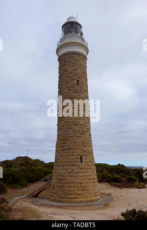 Eddystone Point Lighthouse in der Bucht von Bränden Ostküste von Tasmanien wurde 1889 erbaut. Stockfoto