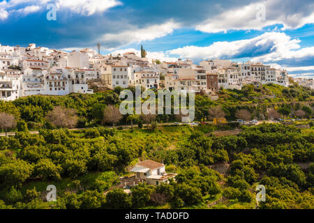 Spanien, Mijas alten weißen Dorf Stockfoto