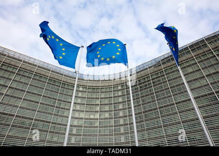 Belgien, Brüssel, Berlaymont, Europäische Kommission, Verwaltungsgebäude der Europäischen Union Stockfoto