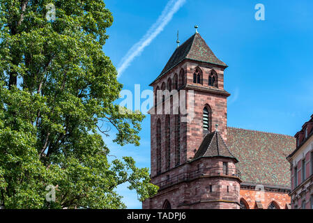 Alte Religion Kirche in der Altstadt von Straßburg in Frankreich Stockfoto