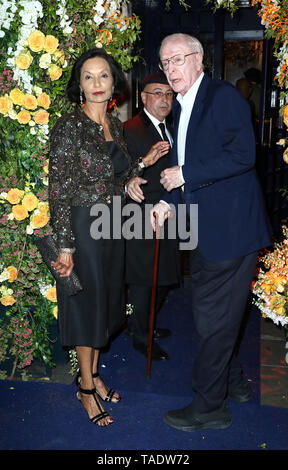 Michael Caine und Shakira Caine, Tramp 50. Jahrestag Summer Party, Tramp 40 Jermyn Street, London, UK, 23. Mai 2019, Foto von Richard Goldschmidt Stockfoto