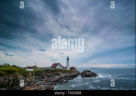 USA, Maine, Cape Elizabeth, Portland Head Light Stockfoto