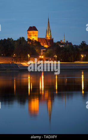 Anzeigen von Torun. Polen Stockfoto