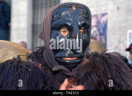 Der sardischen Karneval Maske (von Fujichrome Astia gescannt) Stockfoto