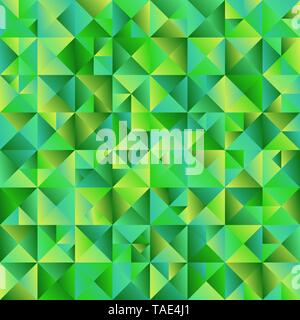 Minimale grün abstrakten gradient Dreieck Mosaik Hintergrund Stock Vektor