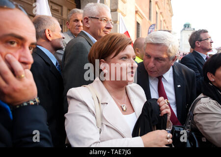 Beata Kempa - polnischer Politiker, Mitglied des Ministerrates Stockfoto