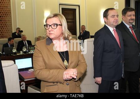 Beata Kempa - polnischer Politiker, Mitglied des Ministerrates Stockfoto