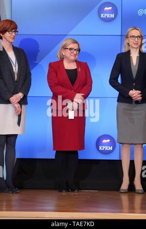 Beata Kempa - polnischer Politiker, Mitglied des Ministerrates Stockfoto