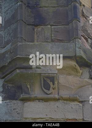 Die Burg in Ashby de la Zouch, Leicestershire. Die Heimat von WIlliam, Lord Hastings, Verbündeter von Edward IV. Später im Bürgerkrieg zerstört, 1646 Stockfoto