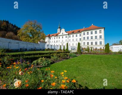 Prälat Garten, Klostergarten, Schaftlarn Kloster, Oberbayern, Bayern, Deutschland Stockfoto