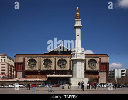 Platz der Freiheit in Ulaanbaatar. Mongolei Stockfoto