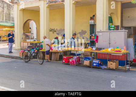 Campbell Street Markt für Obst und Gemüse in George Town malaysia Stockfoto