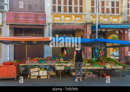 Campbell Street Markt für Obst und Gemüse in George Town malaysia Stockfoto