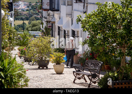 Jimena de la Frontera Dorf in der Provinz Cadiz, Andalusien, Spanien. Stockfoto