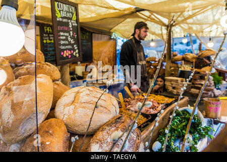 Der lokale Markt in Krakau Altstadt Hauptplatz Stockfoto