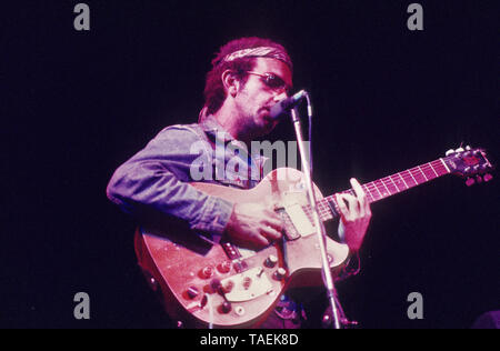 J.J. Cale im Theater Carré, Amsterdam, Niederlande, 1974, (Foto Gijsbert Hanekroot) Stockfoto