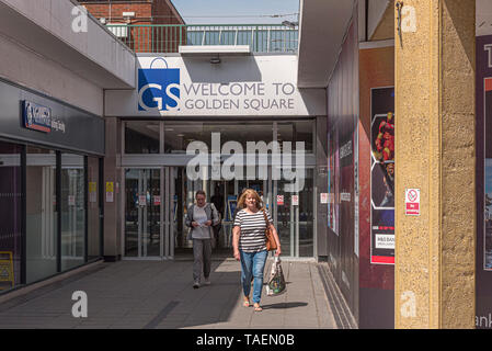 Warrington Town Centre. Golden Square Shopping Centre. Stockfoto