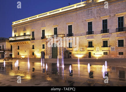 Der Großmeisterpalast in Valletta. Malta Stockfoto