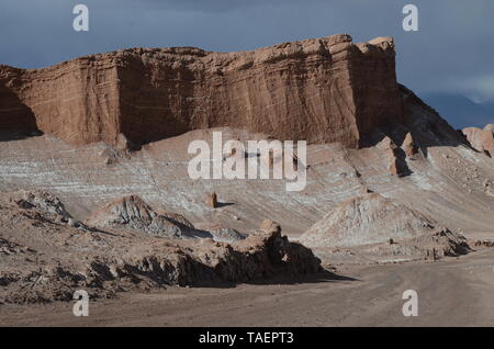 MOON VALLEY LANDSCHAFT, Atacama, Chile. Stockfoto