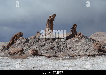 Drei Marias im Moon Valley, Atacama, Chile. Stockfoto