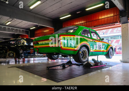 Ford Escort RS in montjuic Geist Barcelona Auto zeigen. Stockfoto