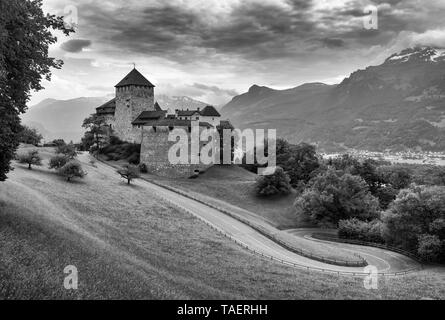 Burg Gutenberg in Vaduz, Liechtenstein. Stockfoto