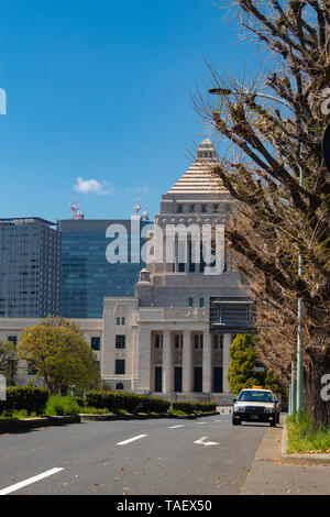 Die nationalen Diät Gebäude, in Tokio - Japan Stockfoto