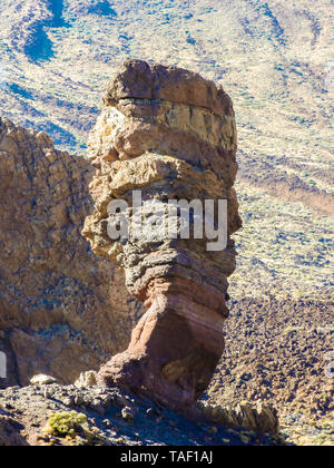 Die Roques de Garcia am Fuße des Teide auf Teneriffa Stockfoto