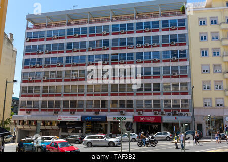 Rua Joaquim António de Aguiar Stockfoto