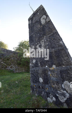 Die Ruinen der Glynn Tal China Clay Pit Tempel Bodmin Moor Cornwall Stockfoto