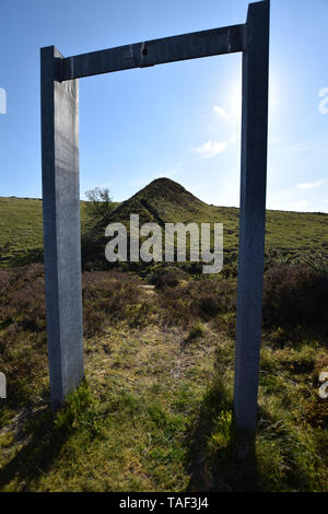 Die Ruinen der Glynn Tal China Clay Pit Tempel Bodmin Moor Cornwall Stockfoto