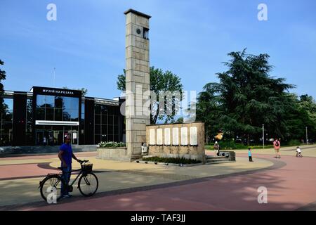 Das Denkmal für die Gefallenen in Kasanlak. Provinz von Stara Zagora BULGARIEN Stockfoto